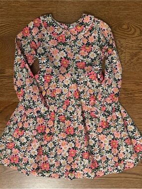 Rachel Riley London Pink & White Daisy Floral Long-Sleeve Dress